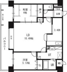 ソレイユ発寒の物件間取画像